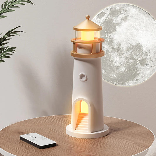 Moonlight House Faro Con Proyeccion De Luna