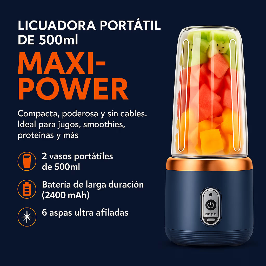 Maxi-Power Licuadora Portátil