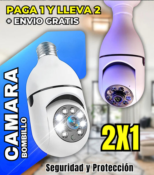 ¡2X1 EN CÁMARA DE VIGILANCIA INTELIGENTE (V380 PRO)  El COMBO preferido y mas COMPLETO de todo el MERCADO!